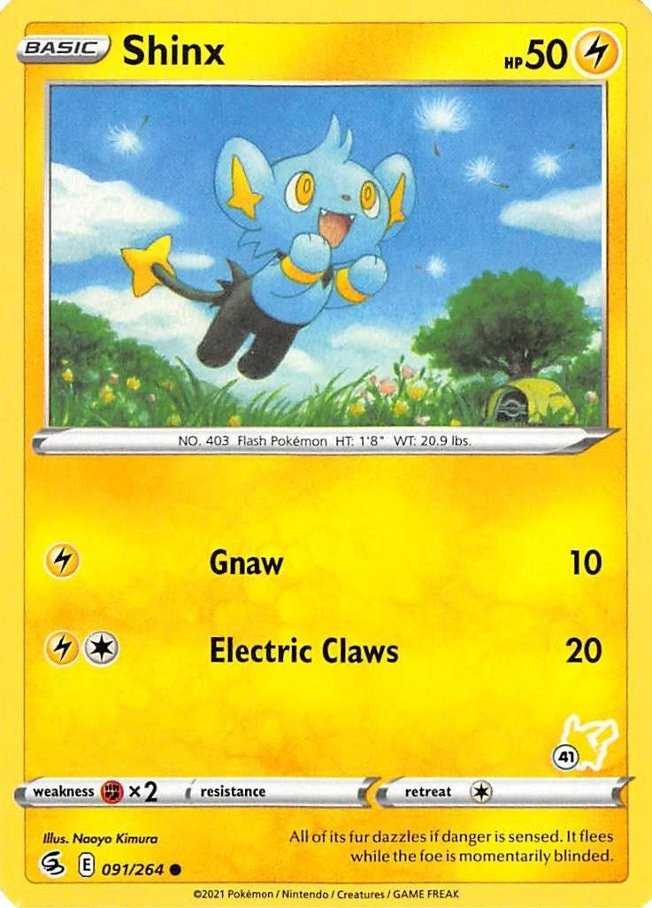 Shinx 091 264 41 Pikachu Stamped (091/264) [BA22]
