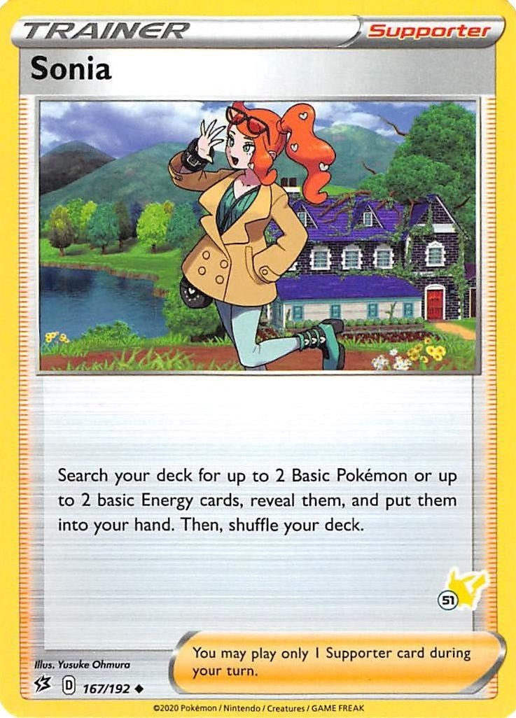 Sonia 167 192 51 Pikachu Stamped (167/192) [BA22]