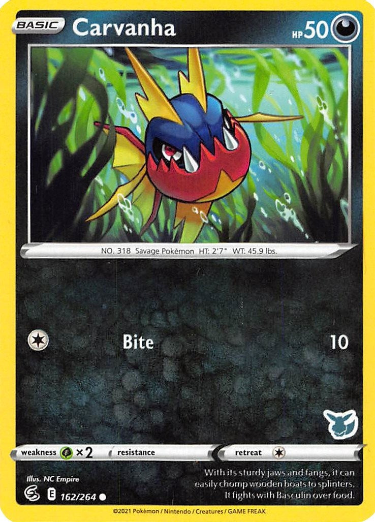 Carvanha 162 264 Eevee Stamped (162/264) [BA22]