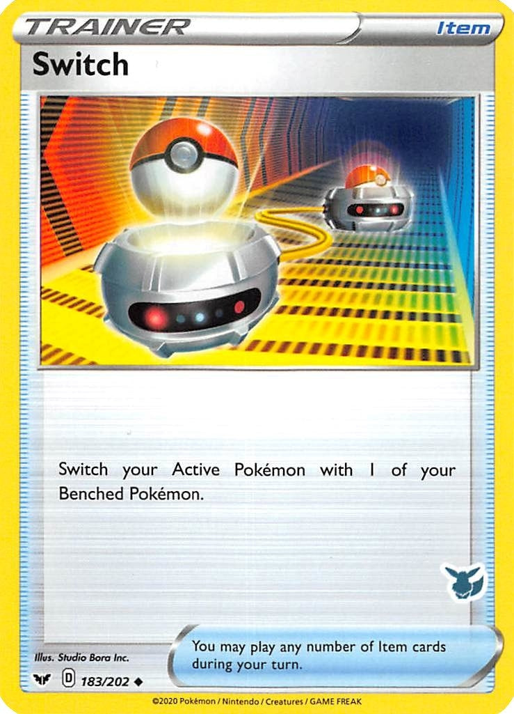 Switch 183 202 Eevee Stamped (183/202) [BA22]