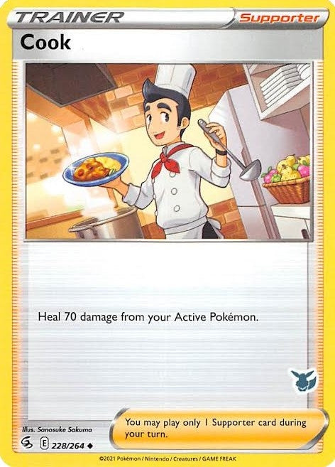 Cook 228 264 Eevee Stamped (228/264) [BA22]