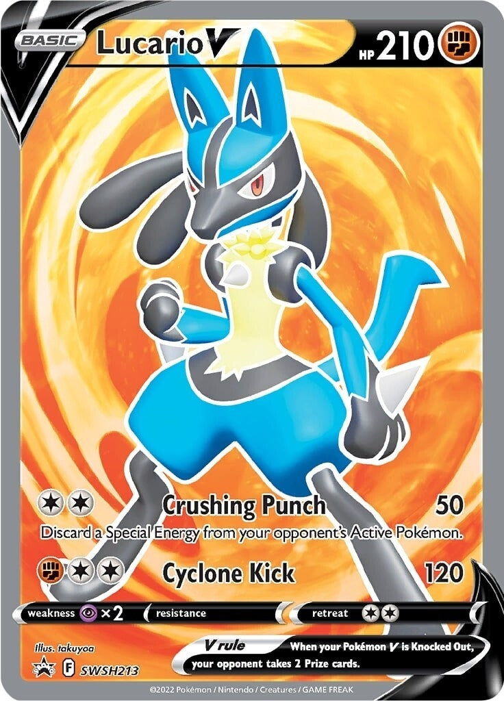Lucario V SWSH213 (SWSH213) [SWSD]