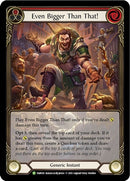 Image for Even Bigger Than That! (Red) [Flesh and Blood: Promo Cards]