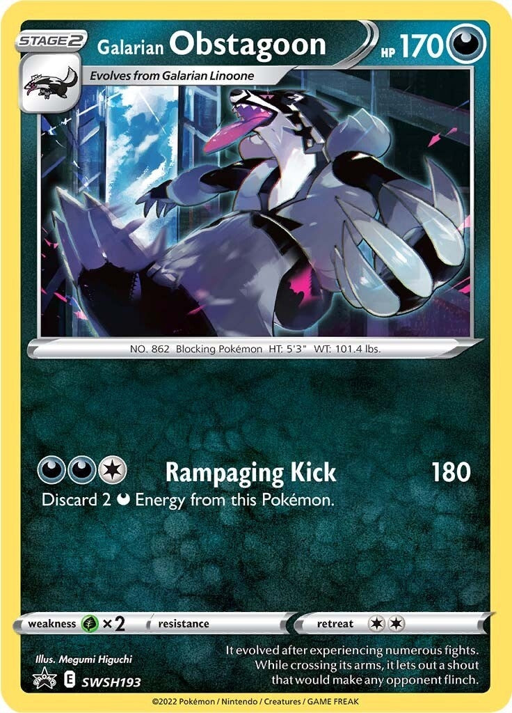 Galarian Obstagoon SWSH193 (SWSH193) [SWSD]