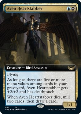 Aven Heartstabber (Extended Art) [Streets of New Capenna]