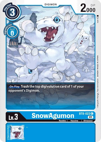 Image for SnowAgumon [New Awakening]