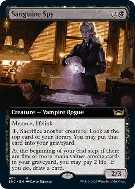 Sanguine Spy (Extended Art) [Streets of New Capenna]
