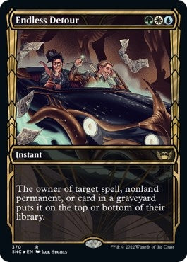 Endless Detour (Showcase Golden Age Gilded Foil) [Streets of New Capenna]