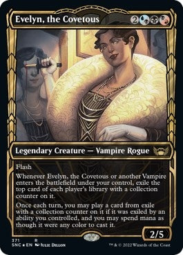 Evelyn, the Covetous (Showcase Golden Age Gilded Foil) [Streets of New Capenna]
