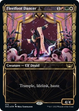 Fleetfoot Dancer (Showcase Golden Age Gilded Foil) [Streets of New Capenna]