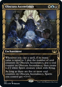 Obscura Ascendancy (Showcase Golden Age Gilded Foil) [Streets of New Capenna]