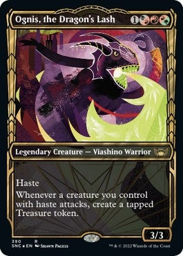 Ognis the Dragons Lash Gilded Foil (390) [SNC]