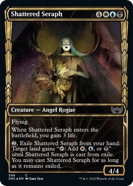 Shattered Seraph Gilded Foil (398) [SNC]