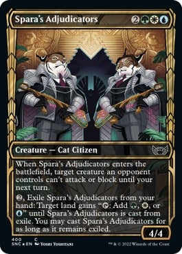 Spara's Adjudicators (Showcase Golden Age Gilded Foil) [Streets of New Capenna]
