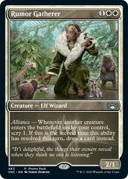 Rumor Gatherer (Promo Pack) [Streets of New Capenna]