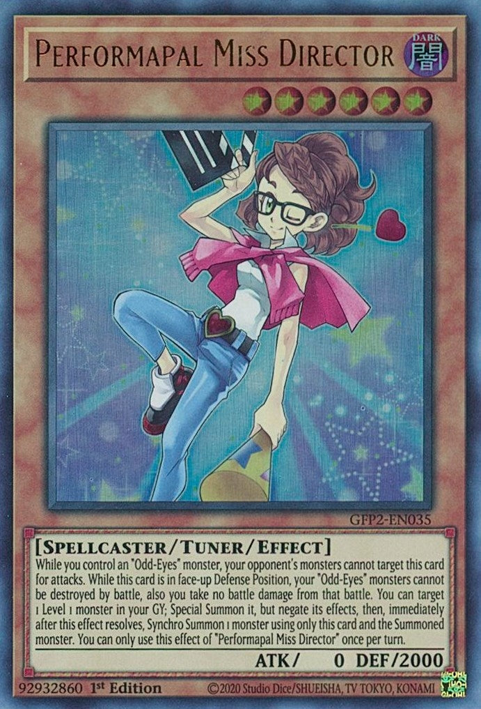 Performapal Miss Director (GFP2-EN035) [GFP2]