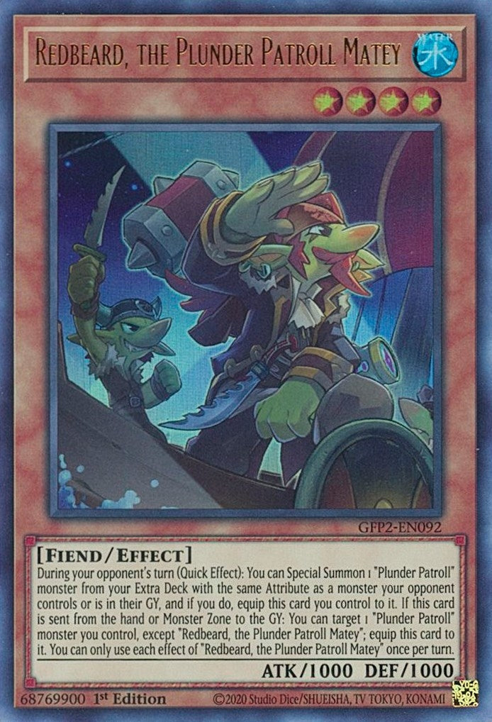 Redbeard the Plunder Patroll Matey (GFP2-EN092) [GFP2]