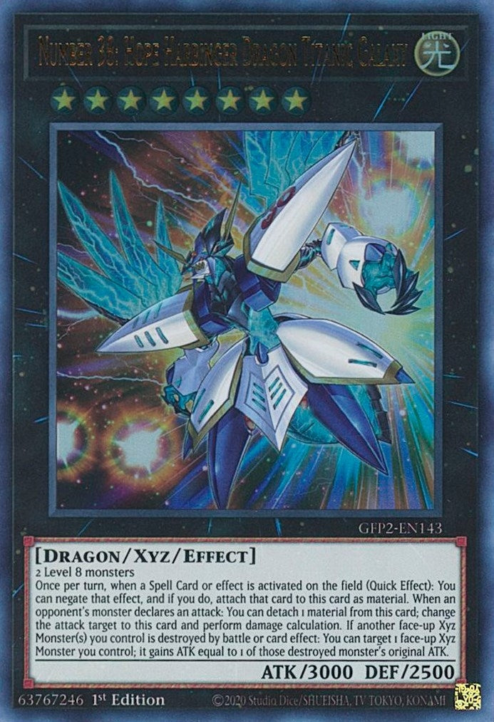 Number 38 Hope Harbinger Dragon Titanic Galaxy (GFP2-EN143) [GFP2]