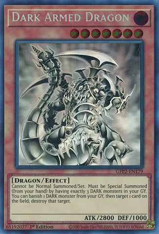 Dark Armed Dragon Ghost Rare (GFP2-EN179) [GFP2]