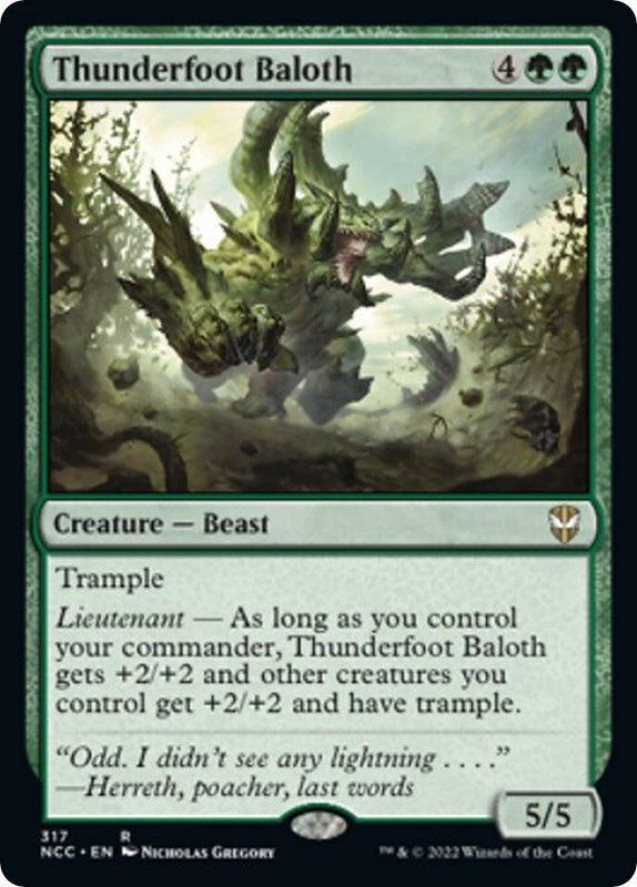 Thunderfoot Baloth (317) [NCC]