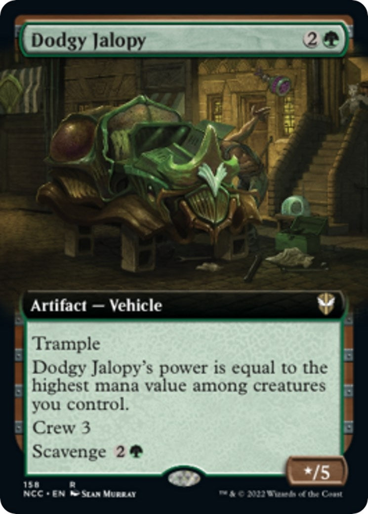 Dodgy Jalopy (Extended Art) [Streets of New Capenna Commander]