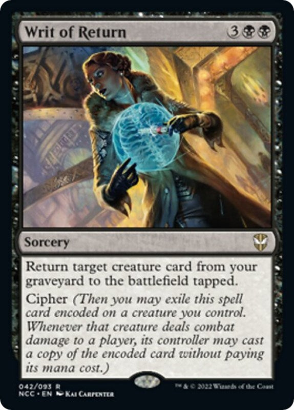 Writ of Return (42) [NCC]