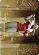 Mage's Attendant Art Card (Gold-Stamped Signature) [Streets of New Capenna Art Series]