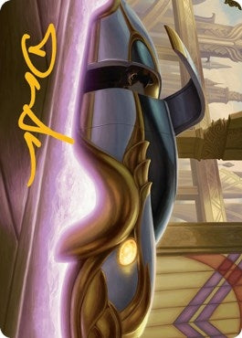 Mysterious Limousine Art Card (Gold-Stamped Signature) [Streets of New Capenna Art Series]