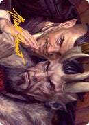 A Little Chat Art Card Gold Stamped Signature (12) [ASSNC]