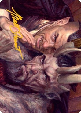 A Little Chat Art Card Gold Stamped Signature (12) [ASSNC]