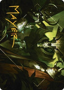 Meeting of the Five Art Card (Gold-Stamped Signature) [Streets of New Capenna Art Series]