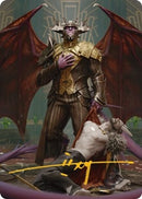 Ob Nixilis the Adversary Art Card 31 81 Gold Stamped Signature (31) [ASSNC]