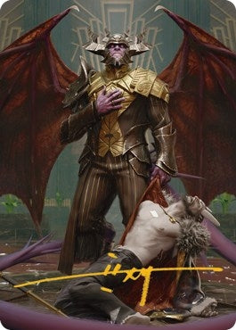 Ob Nixilis the Adversary Art Card 31 81 Gold Stamped Signature (31) [ASSNC]