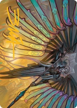 Paragon of Modernity Art Card (Gold-Stamped Signature) [Streets of New Capenna Art Series]