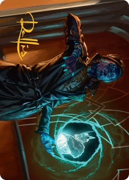 Kamiz, Obscura Oculus Art Card (Gold-Stamped Signature) [Streets of New Capenna Art Series]