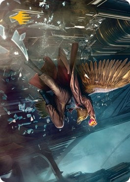 Skyway Robber Art Card (Gold-Stamped Signature) [Streets of New Capenna Art Series]