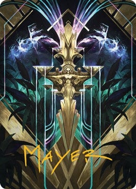 Halo Fountain Art Card Gold Stamped Signature (66) [ASSNC]