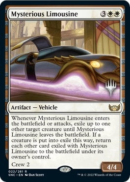 Mysterious Limousine (Promo Pack) [Streets of New Capenna Promos]