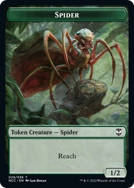 Treefolk Spider Double sided Token [NCC]
