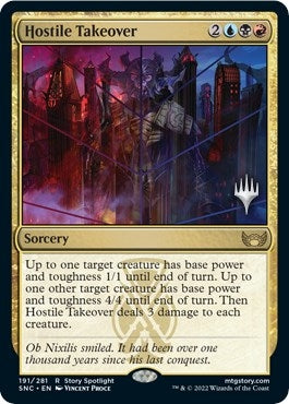 Hostile Takeover (Promo Pack) [Streets of New Capenna Promos]