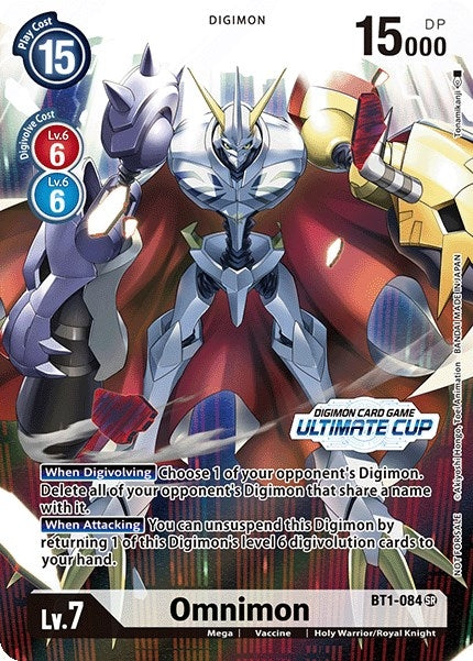 Image for Omnimon - BT1-084 (Ultimate Cup 2022) [Release Special Booster]