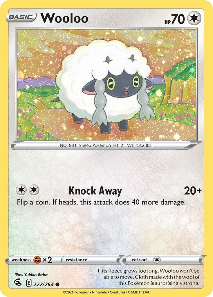 Wooloo 222 264 Cosmos Holo (222/264) [MCAP]