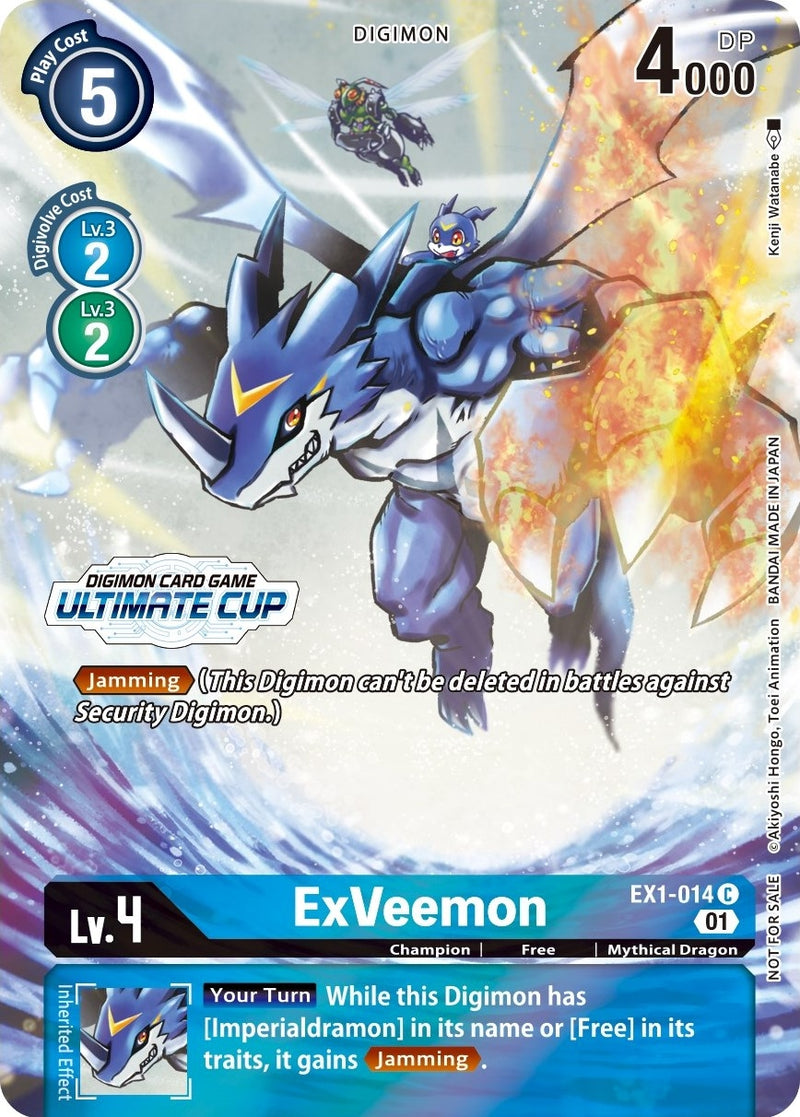 Image for ExVeemon - EX1-014 (Ultimate Cup 2022) [Classic Collection]
