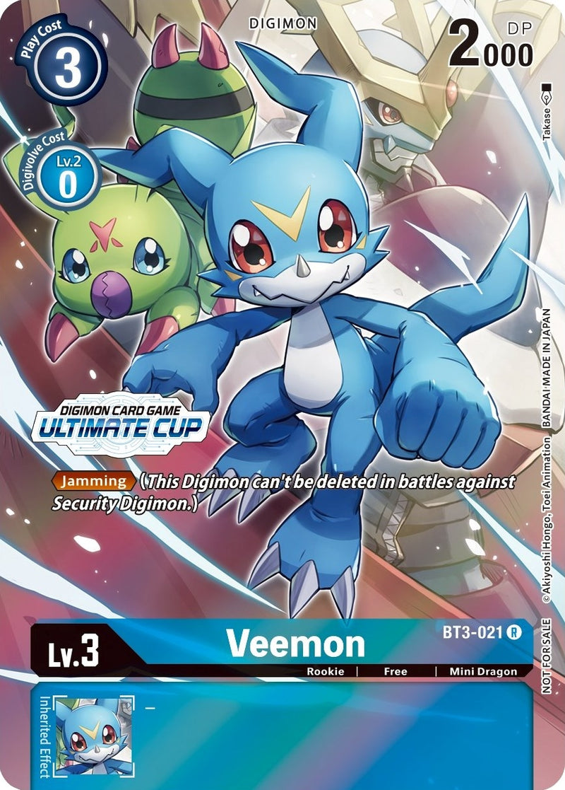 Image for Veemon - BT3-021 (Ultimate Cup 2022) [Release Special Booster]