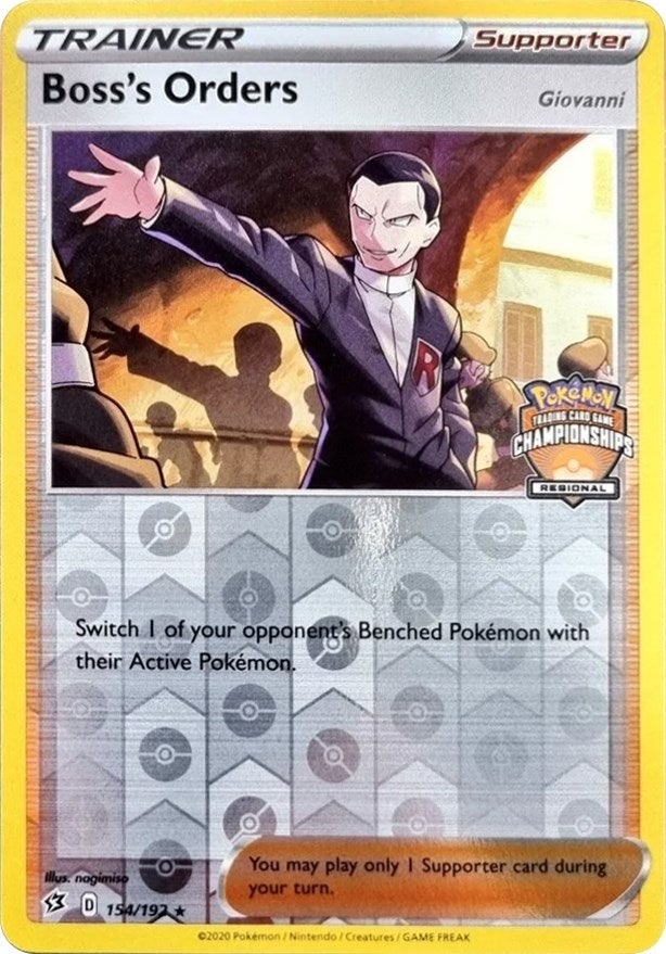 Bosss Orders 154 192 Regional Championships (154/192) [PR]