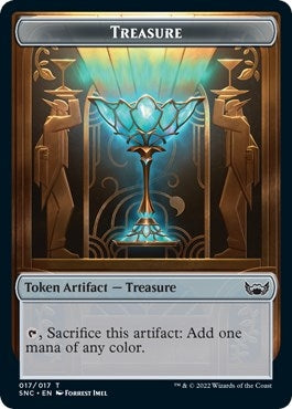 Treasure 017 Rhino Warrior Double sided Token [SNC]