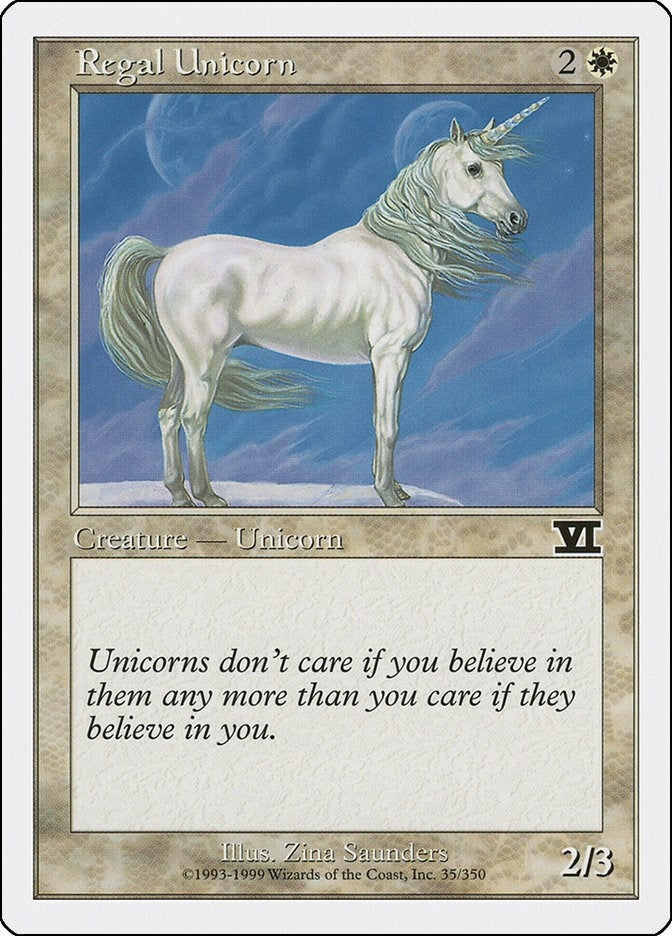 Regal Unicorn (35) [6ED]
