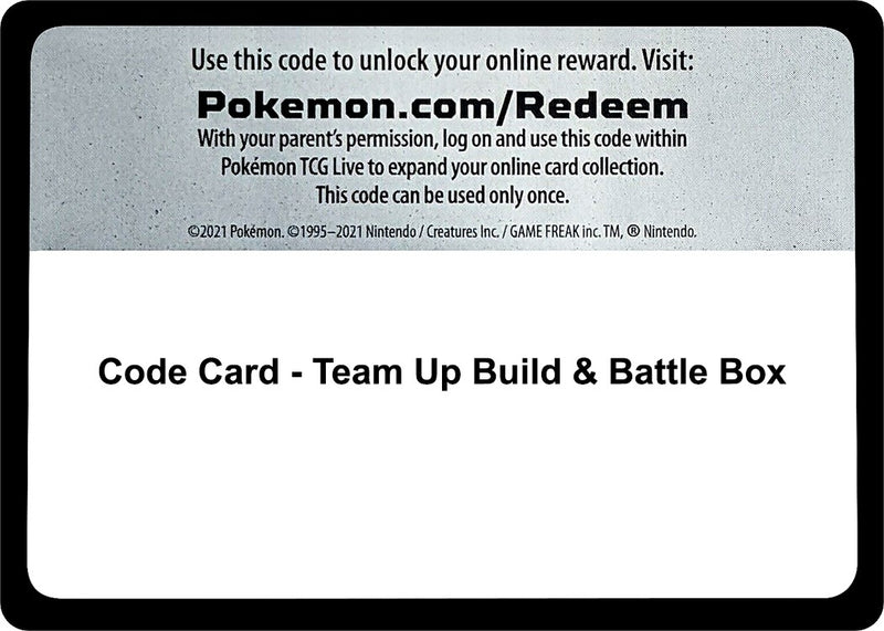 Code Card Team Up Build and Battle Box [SM9]
