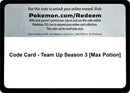 Code Card Team Up Season 3 Max Potion [SM9]