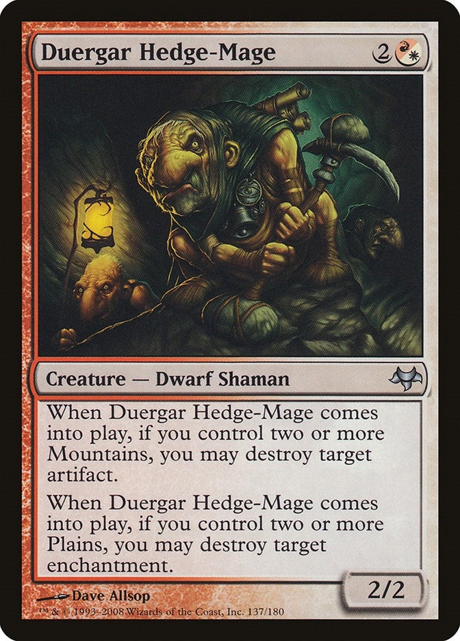 Duergar Hedge Mage (137) [EVE]